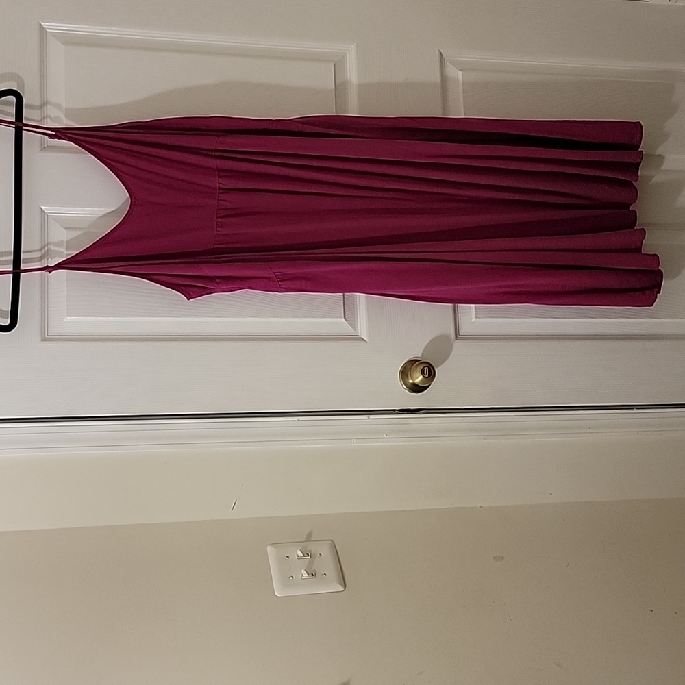 Universal Thread Linen Like Pink Size 3X Dress